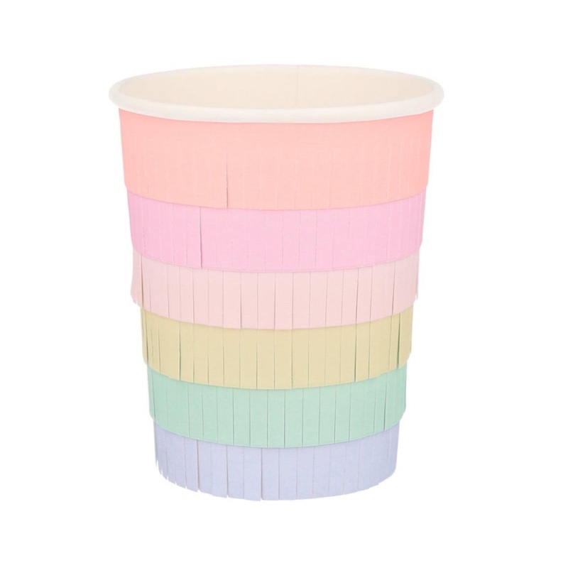 Rainbow Sun Paper Cups