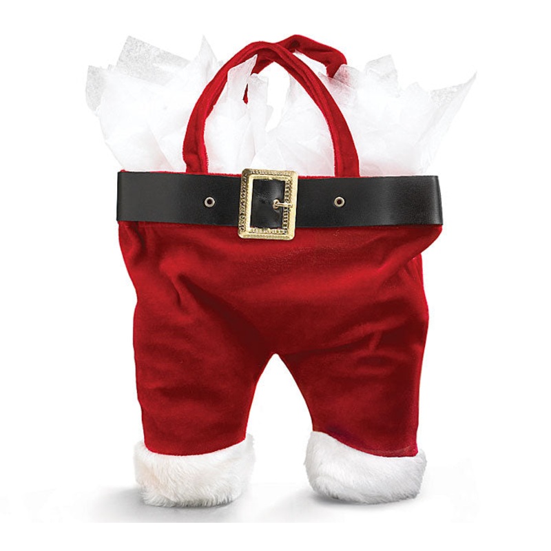 Santa Pants Gift Bag