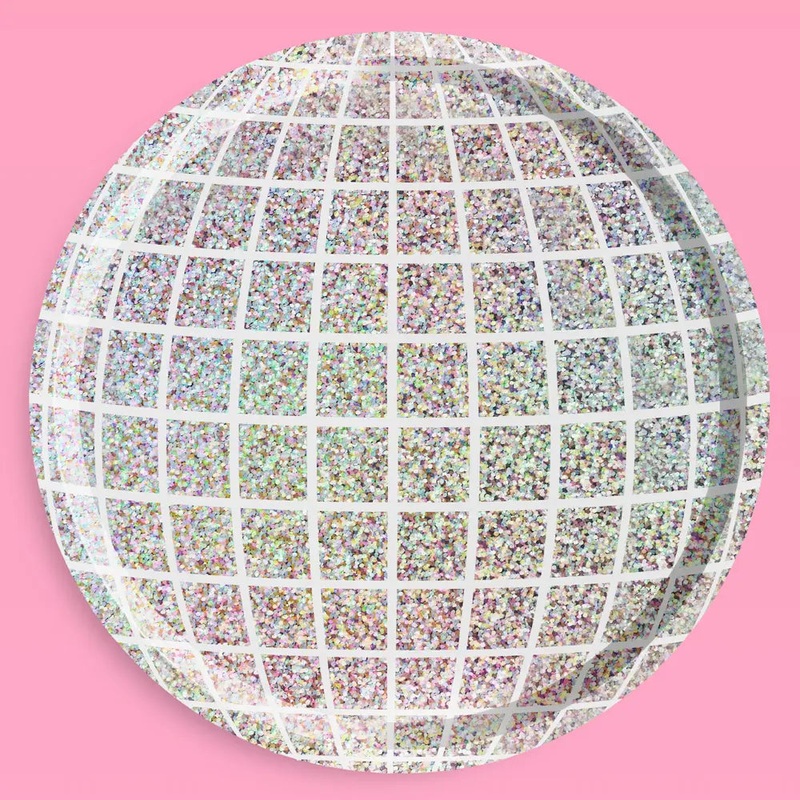 Shimmer Disco Paper Plates