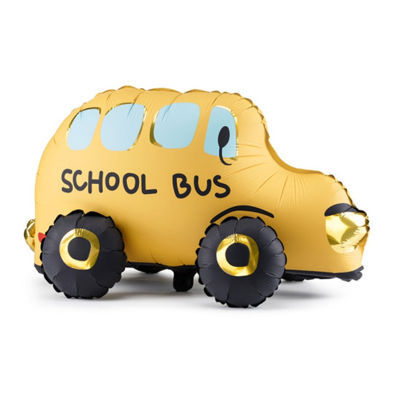 Standing Foil Balloon Bus