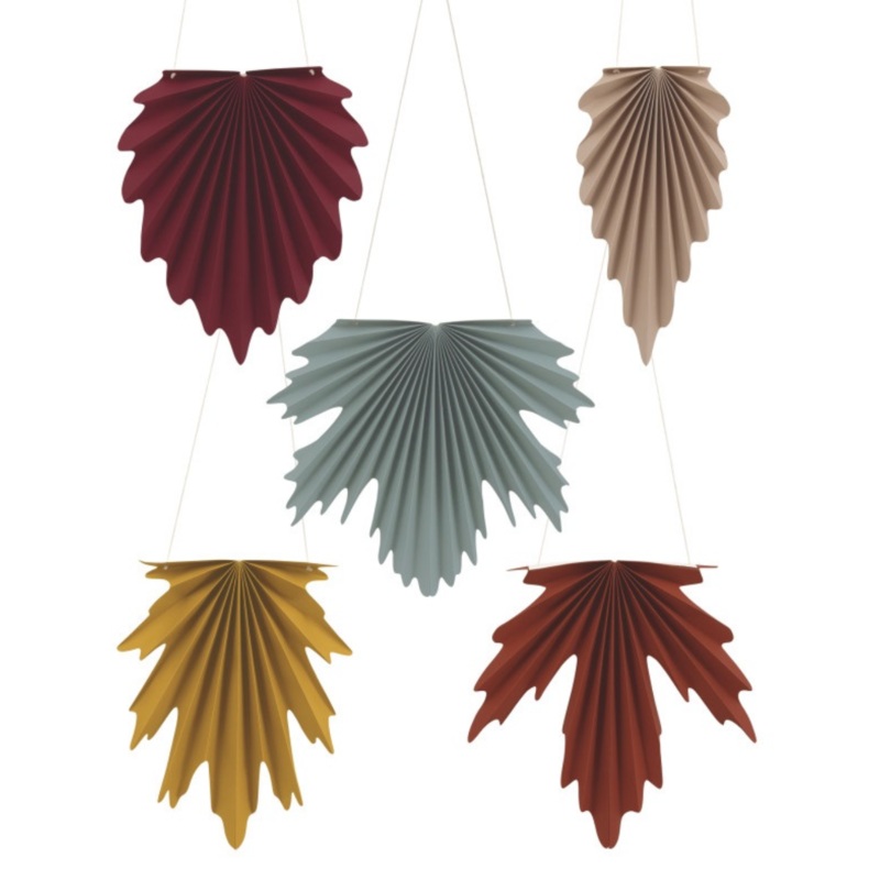 Thanksgiving Paper Fan Leaf Decoration