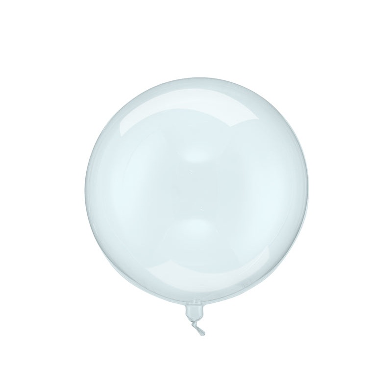 Transparent Blue Sphere Balloon