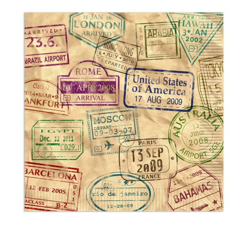 Around the World Dinner Napkins