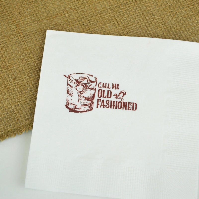 Call Me Old Fashioned Beverage Napkins