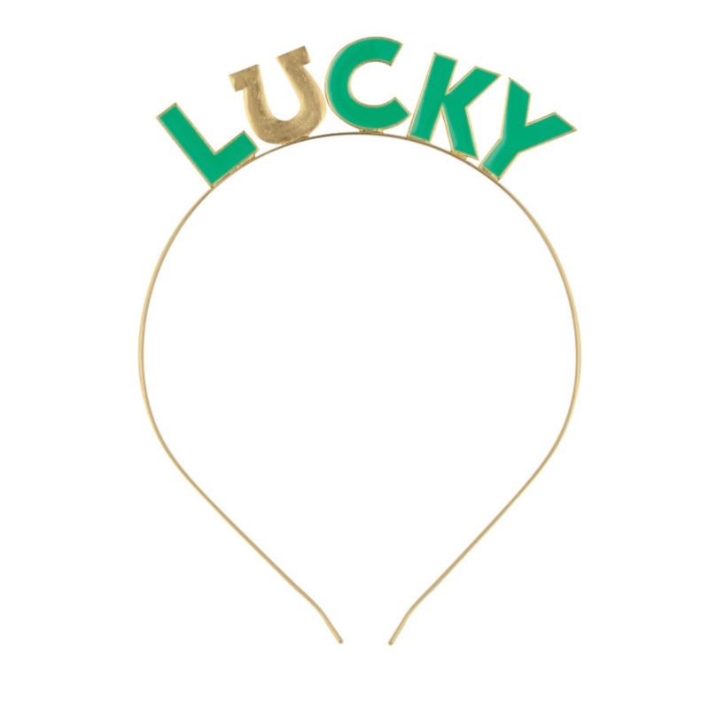 Charming Shamrock "Lucky" Party Headband