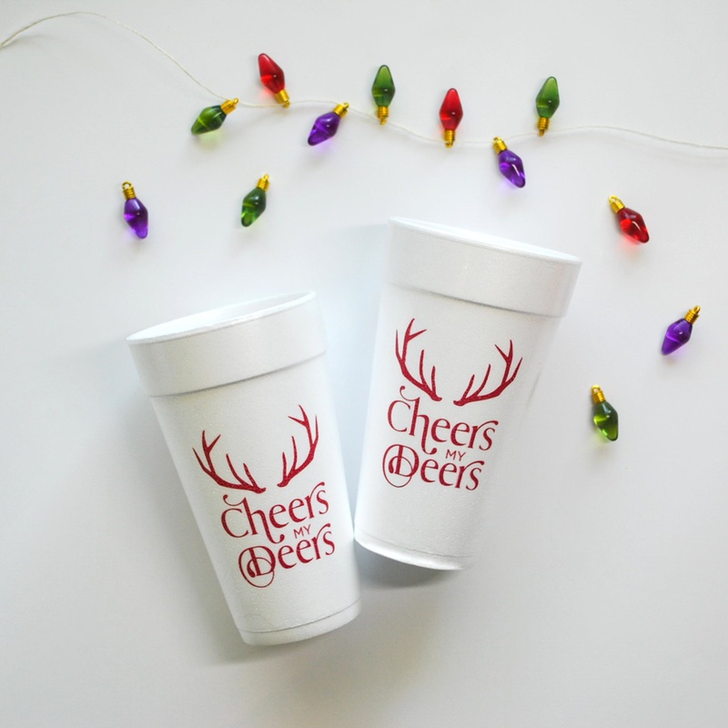 Cheers my Deers 20oz. Foam Cups | 10 pack