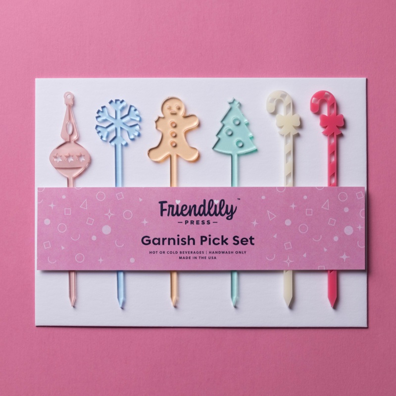 Christmas Garnish Picks