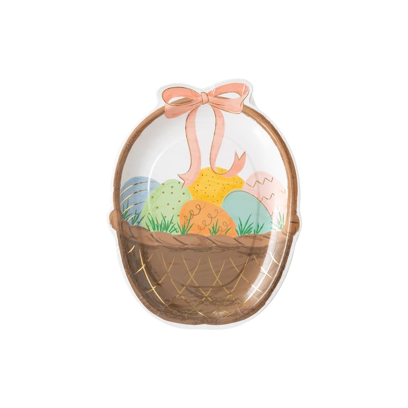 Easter Basket Shaped Plate
