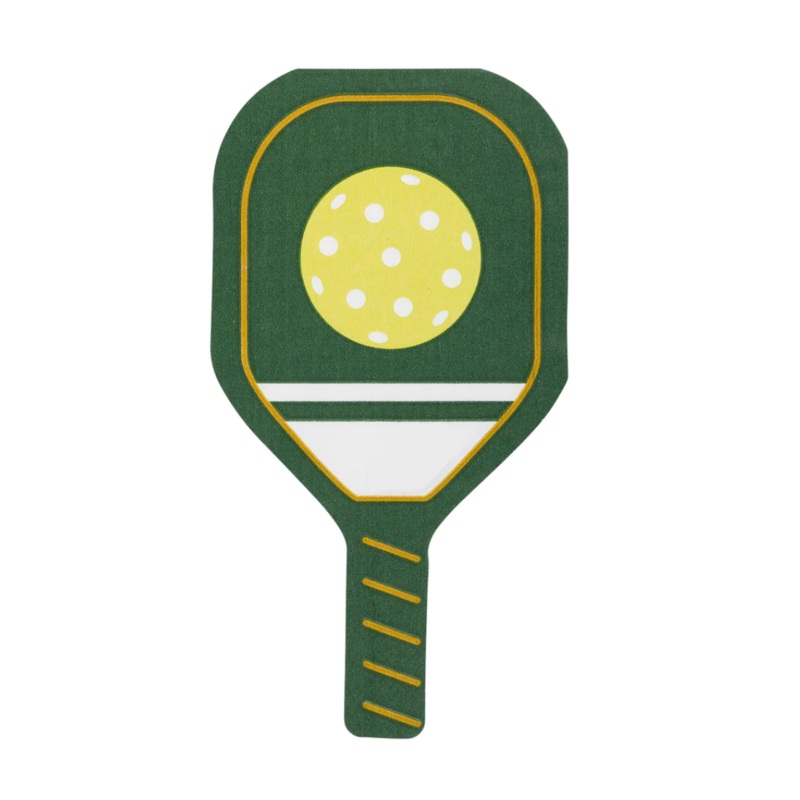 Green Pickleball Paddle Paper Dinner Napkin