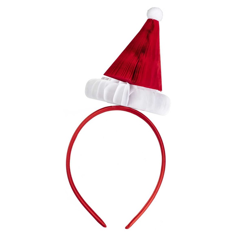 Honeycomb Santa Hat Christmas Headband