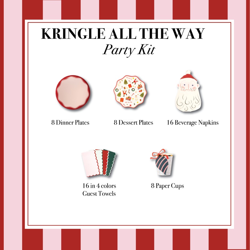 Kringle All The Way Christmas Party Kit