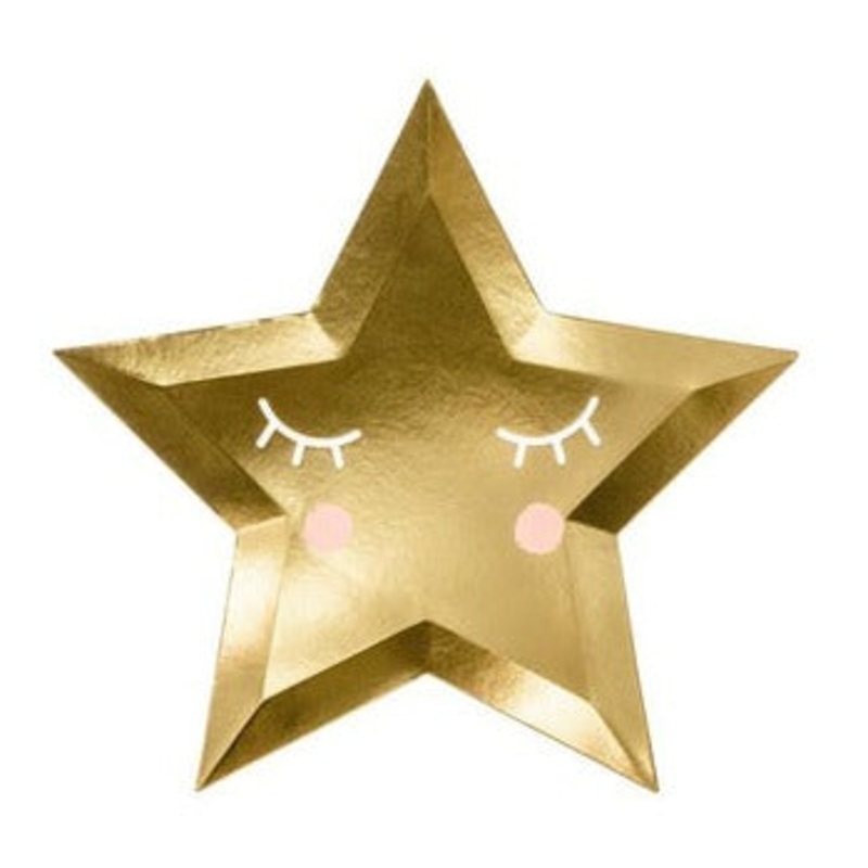 Little Star Dessert Paper Plates