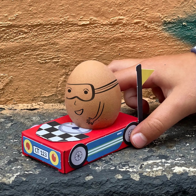 Make Your Own Matchbox Racing Car Egg Cup