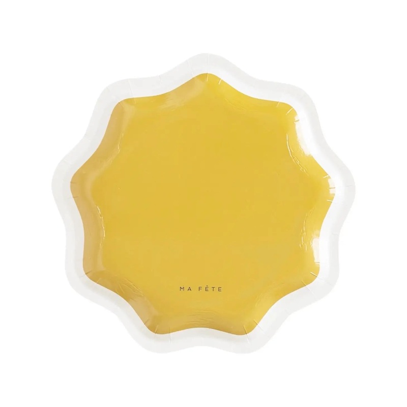 Mustard Signature Serving Plates