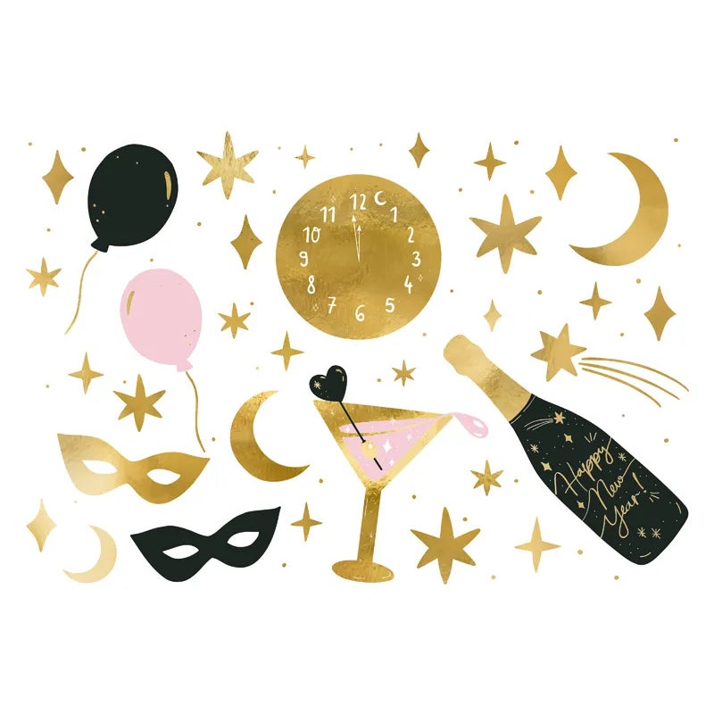 New Year's Eve Temporary Tattoos