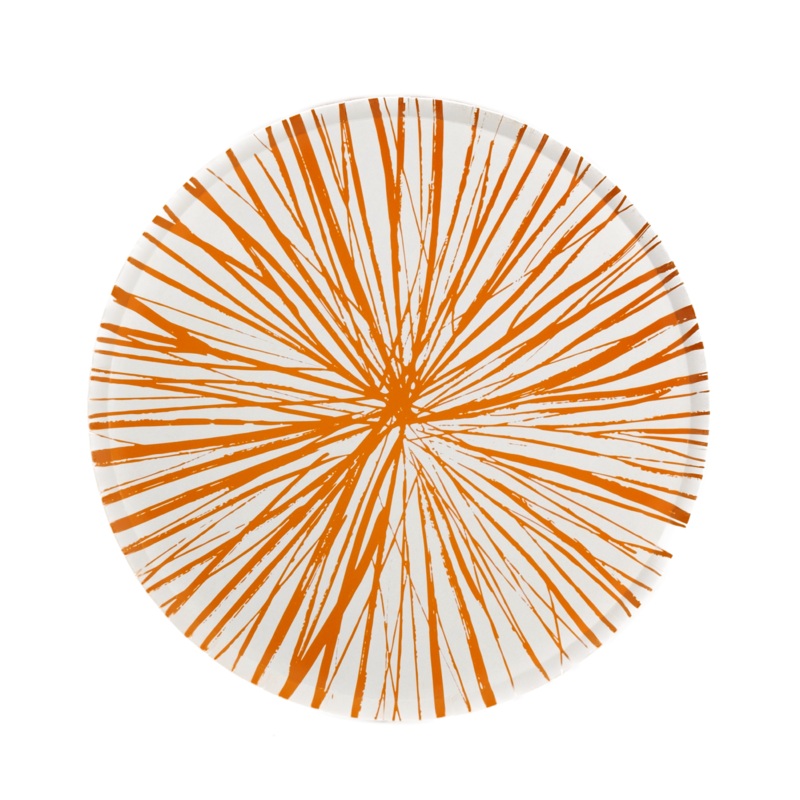 Orange Radiance Dinner Plates