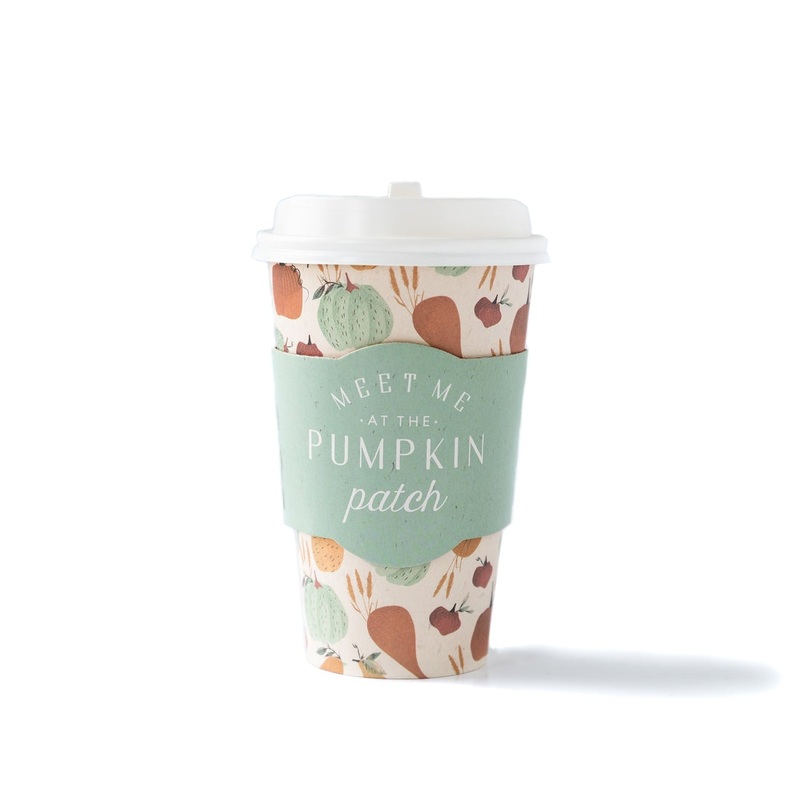Pumpkin Patch To-Go Cozy Cups