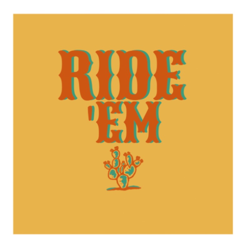 Ride 'em Cowboy Yellow Beverage Napkins