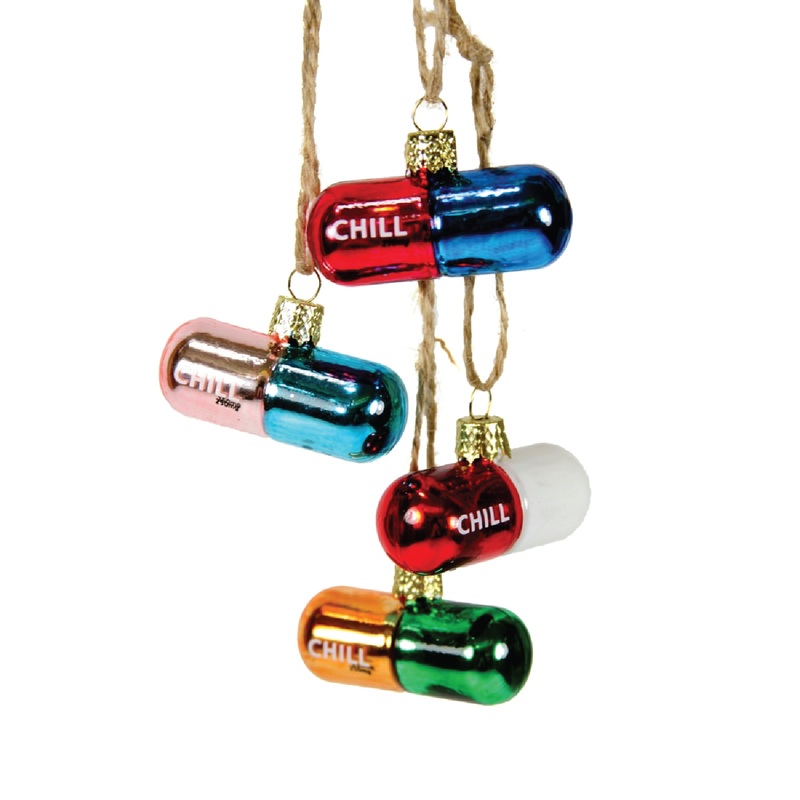 Chill Pill Ornament