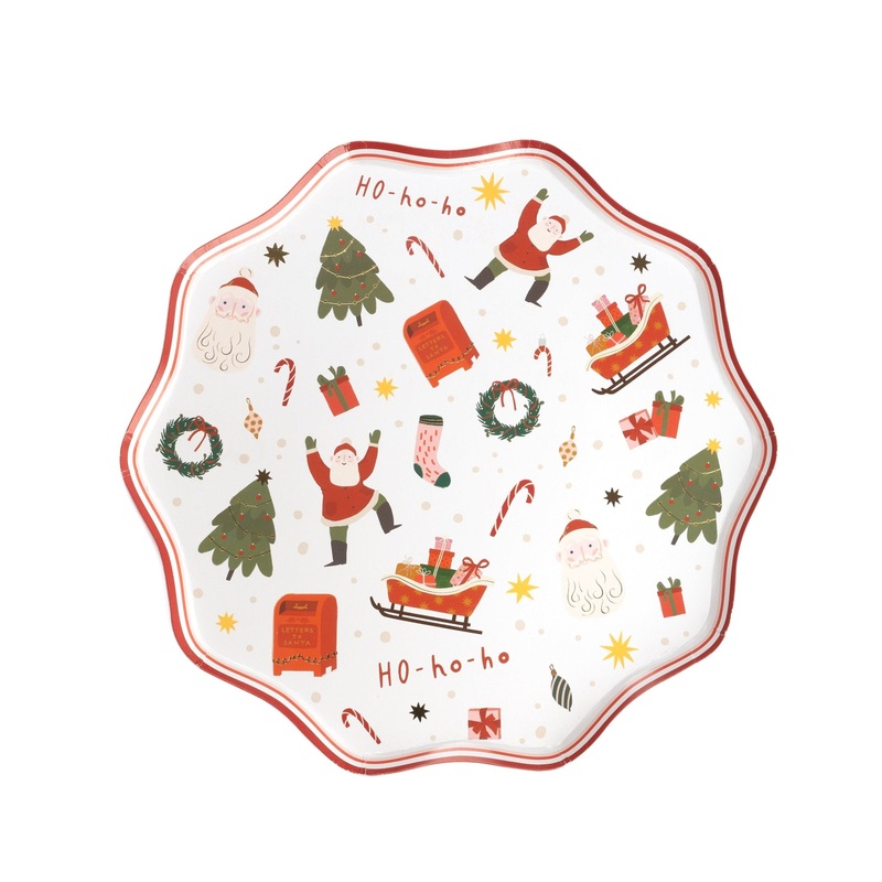 Christmas Cheer Dinner Paper Plates