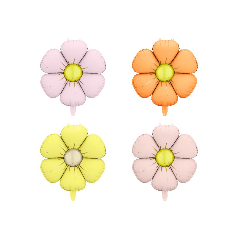 Colorful Daisies Foil Balloons