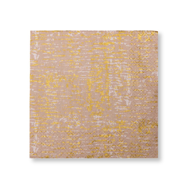 Gold Birch Dinner Napkins