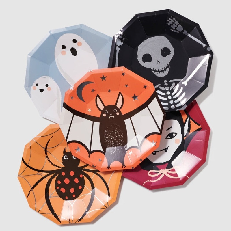 Halloween Frights Dessert Plates