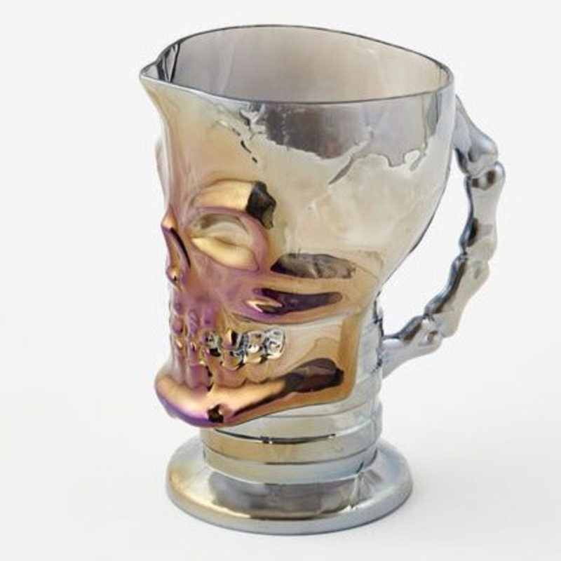 Iridescent Skull Pitcher