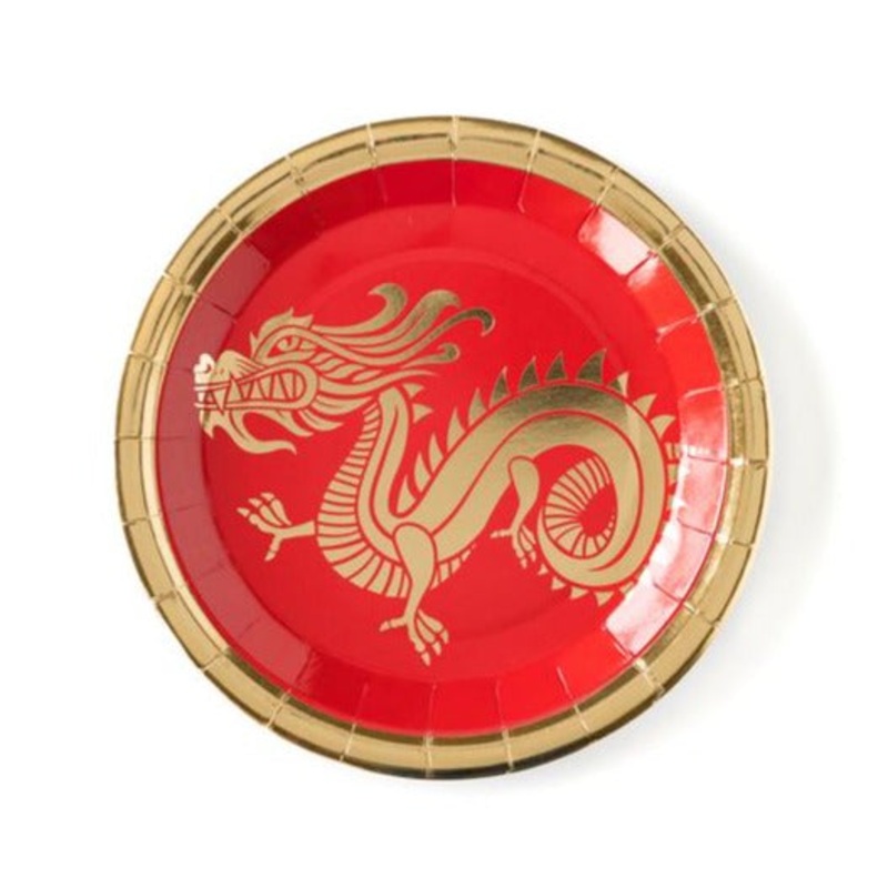 Lunar New Year Dragon Dinner Plates