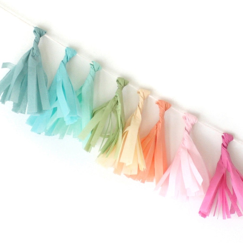 Mini Rainbow Tassel Garland Kit
