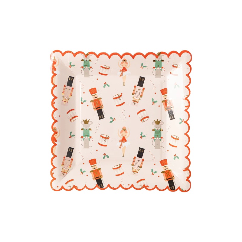 Nutcracker Sweet Scallop Plates