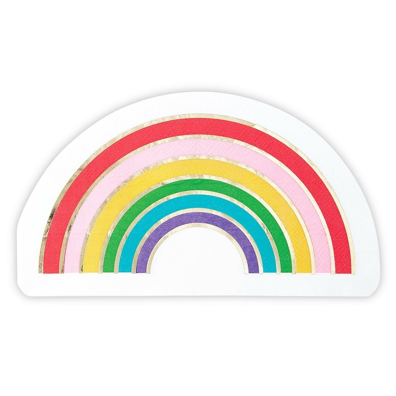 Rainbow Beverage Napkins