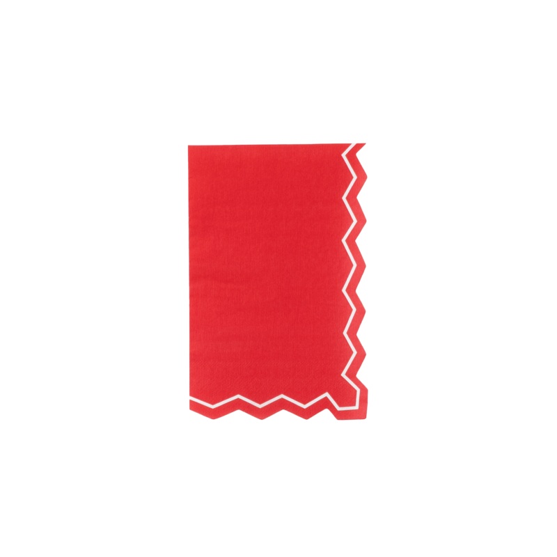 Red Celebration Chic Guest Towels