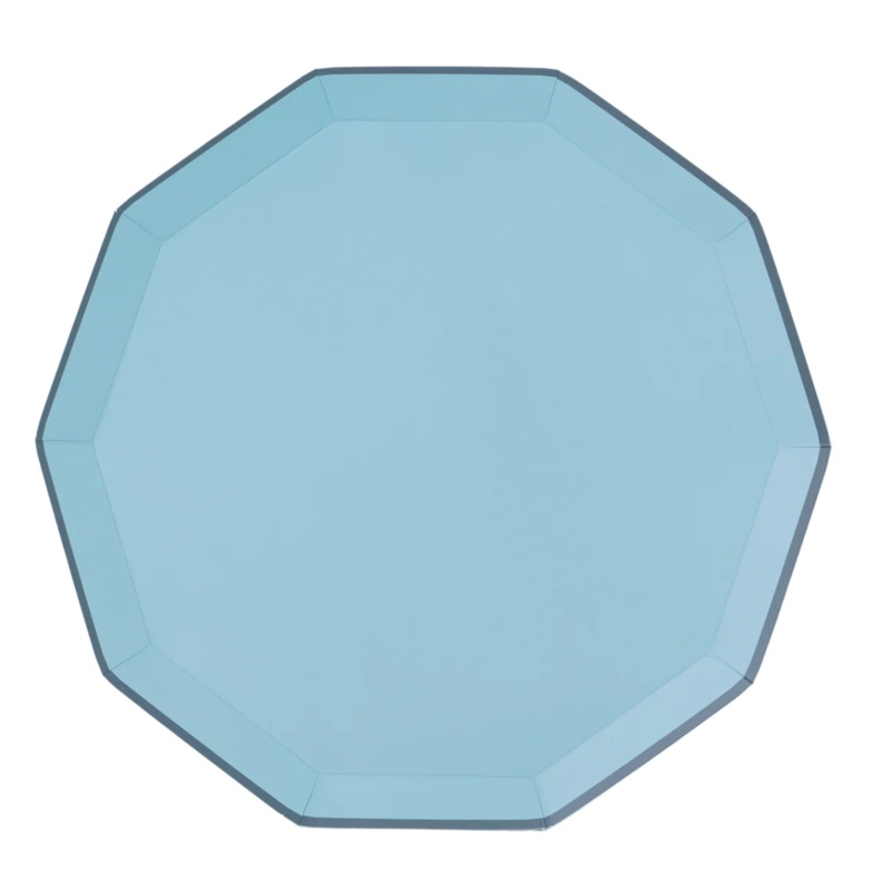 Sky Blue Premium Dinner Plates
