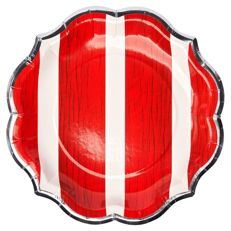 Stars & Stripes Salad Paper Plates