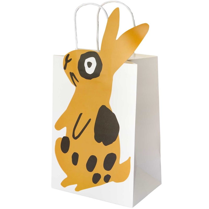 White Bunny Gift Bag
