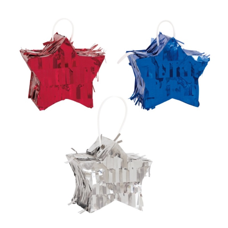 Assorted Star Shaped Mini Pinata Decorations