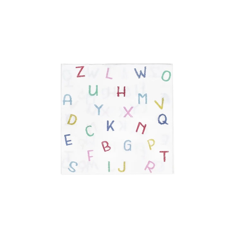 Back To School Alphabet Napkins