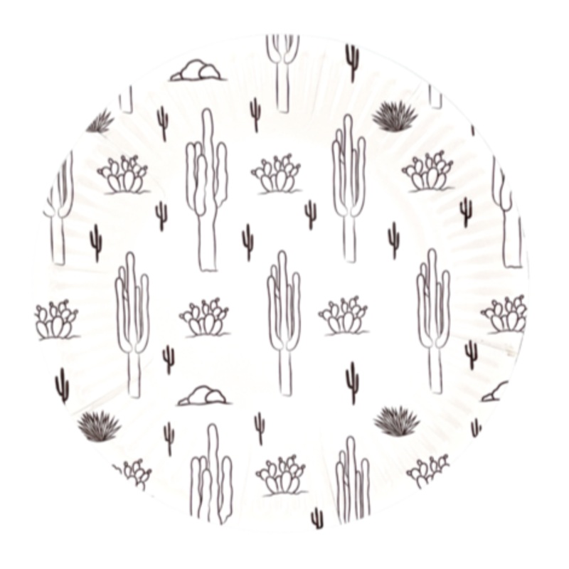 Cactus Dessert Plates