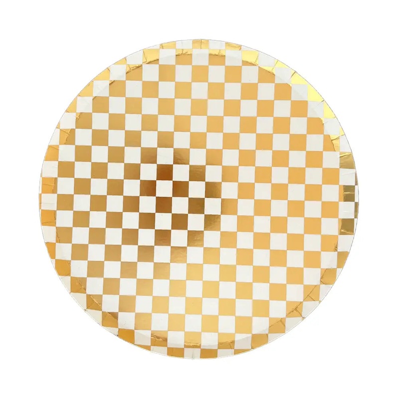 Check It! Gold Clash Plates