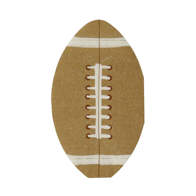 Football Napkins Die-Cut