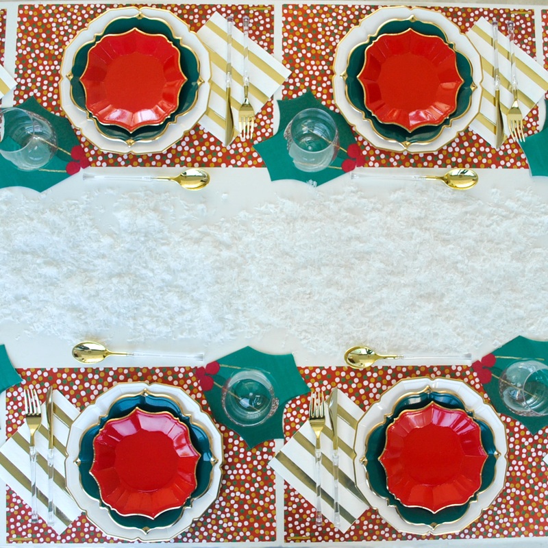 Holly Jolly Christmas Party - 8 Place Settings