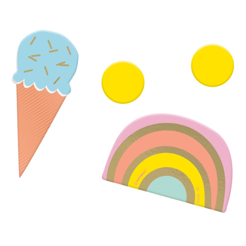 Ice Cream Table Scatter and Confetti