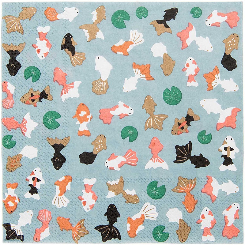 Koi Fish Dinner Napkins