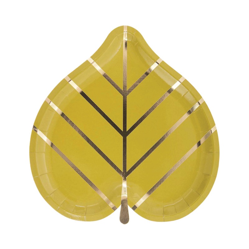Leaf Dinner Paper Plates