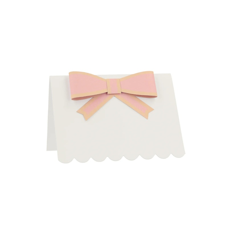 Pastel Bow Place Cards