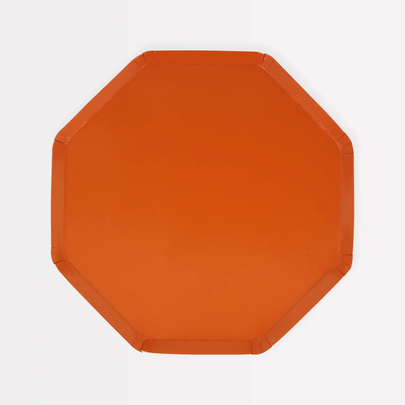 Pumpkin Orange Side Plates