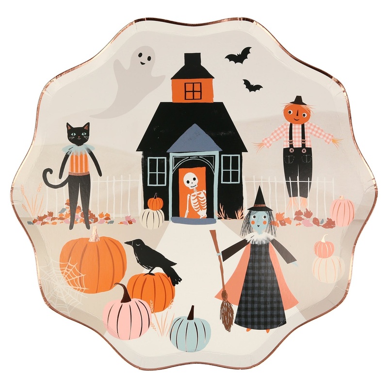 Pumpkin Patch Dinner Paper Plates