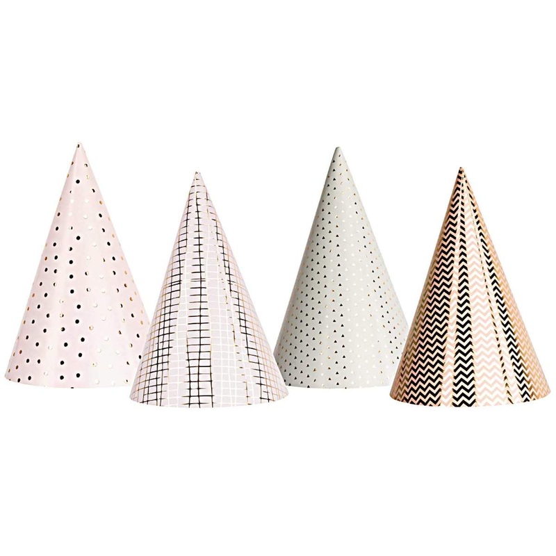 Rose Gold Party Hats