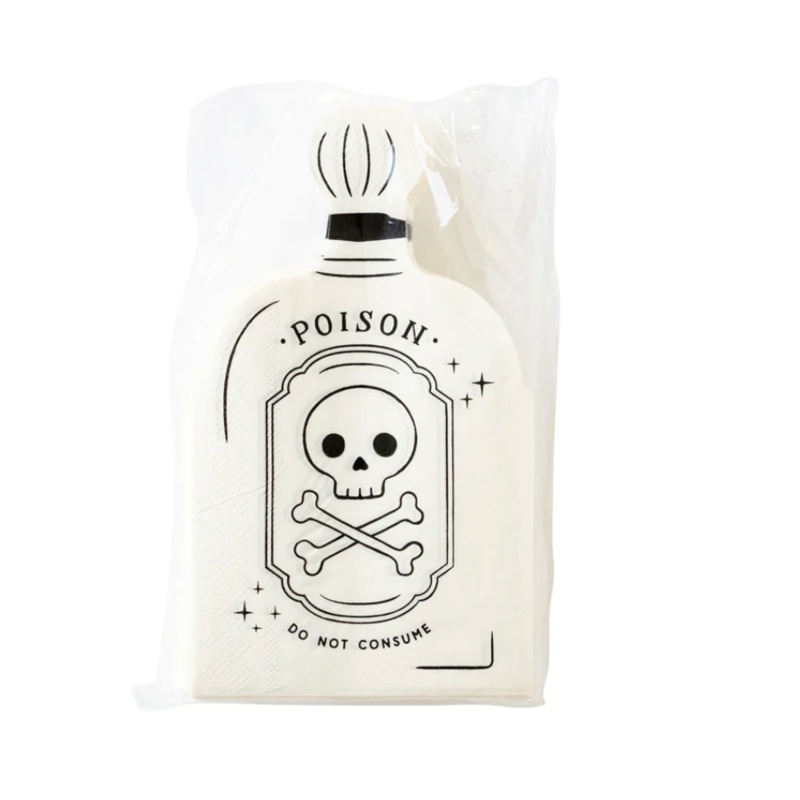 Shaped Poison Bottle Guest Towel Napkin